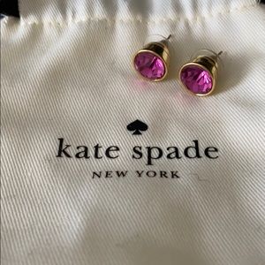 Kate Spade pink stud earrings